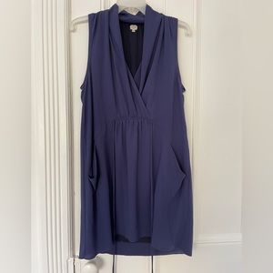 Wilfred draped front mini dress